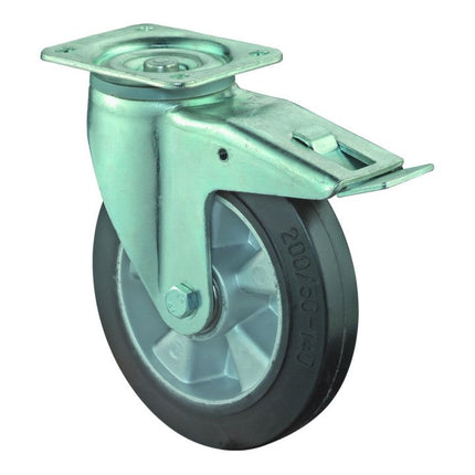 BS ROLLEN Roulette pivotante pour charges lourdes Roue Ø 160 mm Capacité de charge 300 kg ( 3000275454 )