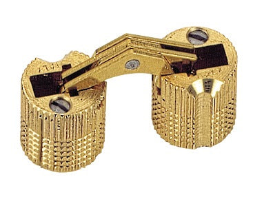 Bisagra de cilindro simple HETTICH de latón satinado de 14 mm ( 3000272092 )