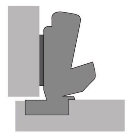 HETTICH Sensys 8657i wide-angle hinge with integrated damping TH 52 ( 8000612696 )