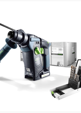 Festool  BHC 18 Li-Basic Akku Bohrhammer 18V ( 574723 ) 25Nm Brushless Solo im Systainer + 7tlg Bohrerset - ohne Akku, ohne Ladegerät - Toolbrothers