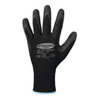 Guantes STRONGHAND Finegrip talla 11 negro (8000140718)