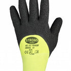 GUANTES STRONGHAND NEONGRIP talla 8 amarillo neón/negro ( 8000140721 )