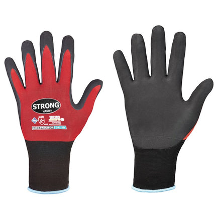 GUANTES STRONGHAND PRECISOR talla 10 rojo/negro ( 8000549464 )
