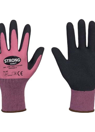 Guantes STRONGHAND LADY FLEXTER talla 7 rosa/negro (8000737566)