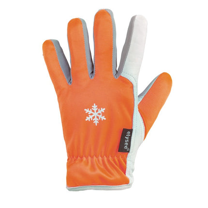 ELYSEE GROEDEN gloves size 10 orange/silver-grey ( 8000809129 )