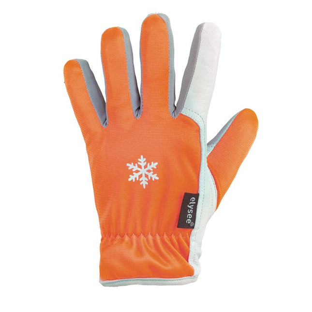 ELYSEE GROEDEN gloves size 10 orange/silver-grey ( 8000809129 )