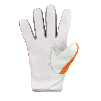 ELYSEE GROEDEN gloves size 10 orange/silver-grey ( 8000809129 )