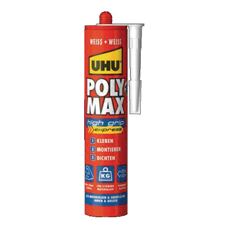 UHU Kleb und Dichtstoff POLY MAX 10 SEK SOFORT POWER weiss 4000353409  1 - toolbrothers