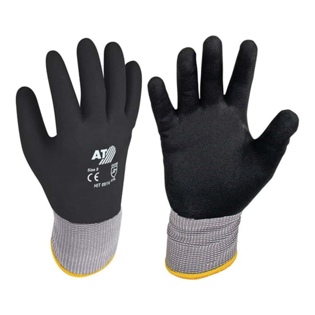 ASATEX gloves Hit Flex V size 9 black/grey ( 4000371035 )