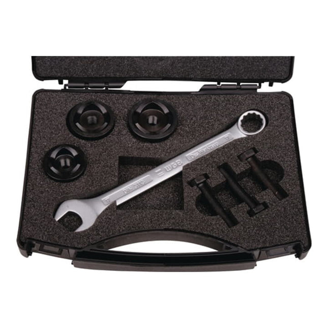 ALFRA juego de taladros para chapa MonoCut(R) sanitario Ø 28,3 / 31,7 / 35 mm ( 4000814195 )