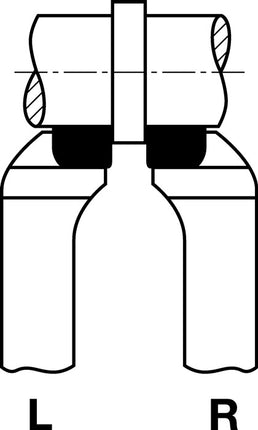 WILKE Cincel para tornear DIN 4977 ISO5 25 x 25 mm (4118630602)