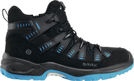 BAAK Botas de seguridad Hudson talla 43 negro/azul (8002360407)