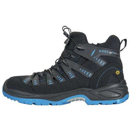 BAAK Botas de seguridad Hudson talla 43 negro/azul (8002360407)