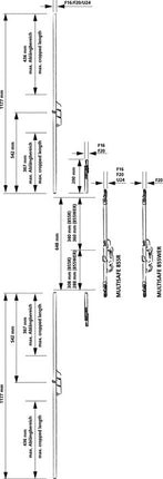 FUHR piastra di connessione Multisafe MA piastra piatta 16 mm ( 3000250283 )