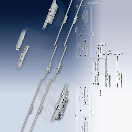 FUHR piastra di connessione Multisafe MA piastra piatta 16 mm ( 3000250283 )