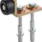 Parachoques de puerta HELM 360 acero galvanizado, amarillo ( 3000255848 )