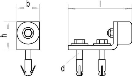 Parachoques de puerta HELM 360 acero galvanizado, amarillo ( 3000255848 )