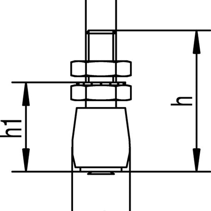 Rolka prowadząca HELM 449 S, stal ocynkowana, żółta ( 3000255956 )