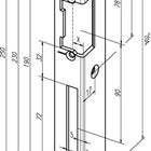 Frontale angolare di sicurezza ASSA ABLOY 069 Spessore 3 mm ( 3324034073 )