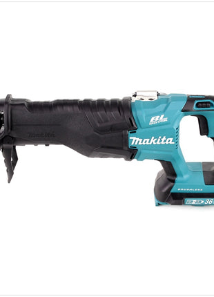 Makita DJR 360 PTK Akku Reciprosäge 36V ( 2x18V ) Brushless Säbelsäge im Koffer + 2x 5,0 Ah Akku + Ladegerät