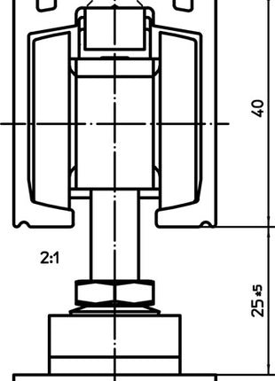 Amortiguador de retracción GEZE Perlan 140 SoftStop 80 kg EV 1 (3326039037)