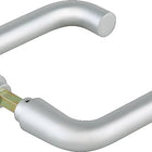 DORMA-GLAS glass door handle pair round shape light metal silver anodised ( 3000254517 )