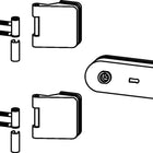 DORMA-GLAS herraje de puerta de cristal STUDIO Rondo/OFFICE Junior metal claro niro anodizado ( 3000254462 )