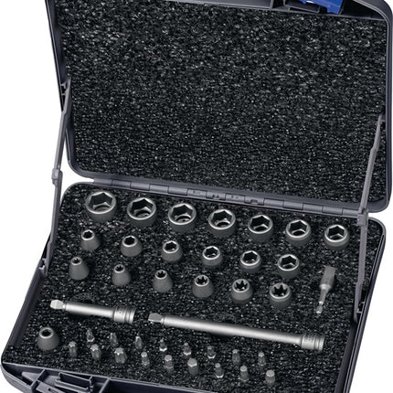 ASW Jeu de clés à douilles à choc 710 KS 40 OL 40 pièces 3/8 ″ ( 4000820986 )