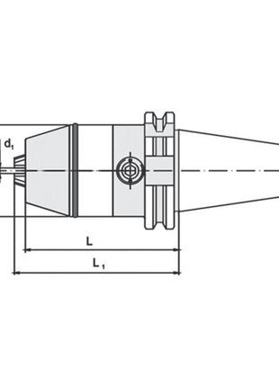 Portabrocas sin llave WTE NC DIN 69871A sujeción Ø 2,5-16 mm (4000832396)