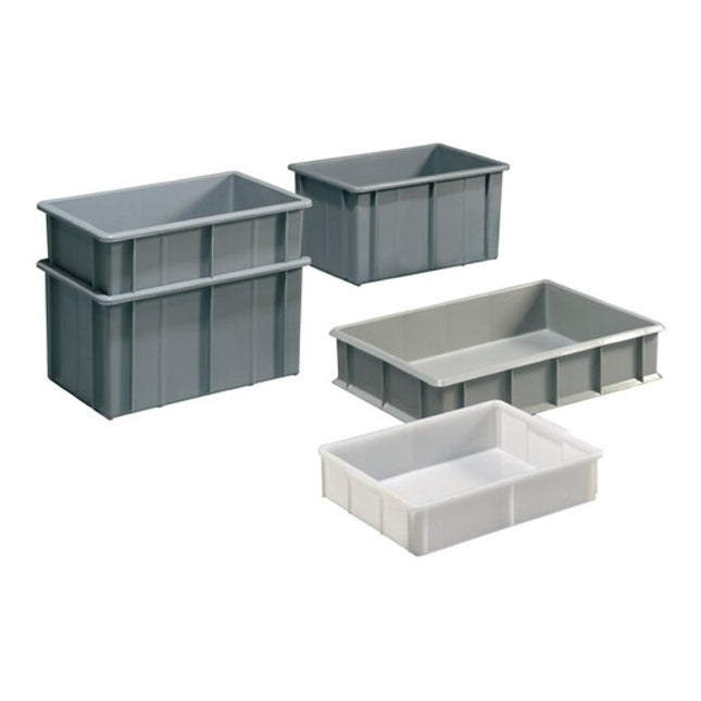 MAUSER square transport stacking container 20.0 l PE grey ( 9000450323 )