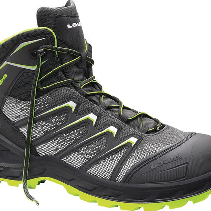 LOWA safety boots Larrox Work GTX grey Mid size 44 grey/green ( 8000469069 )