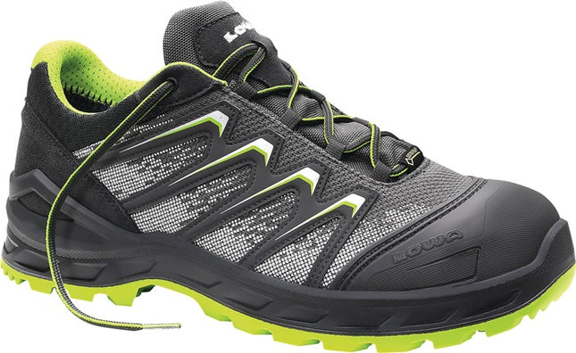 Zapato de seguridad LOWA Larrox Work GTX gris Lo talla 48 gris/verde ( 8000468873 )