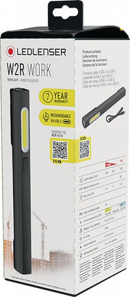 LEDLENSER rechargeable hand lamp W2R Work 3.7 V 630 mAh ( 4000901291 )