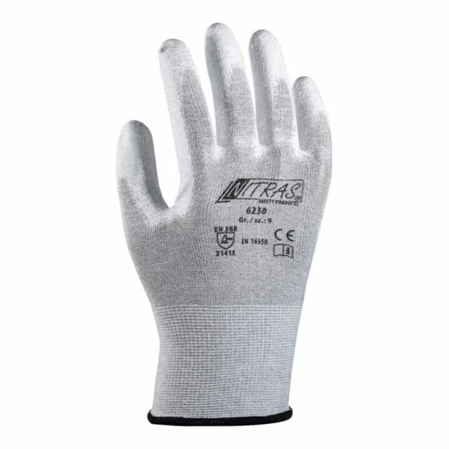 Guantes NITRAS 6230 talla 8 gris/blanco ( 8000235152 )