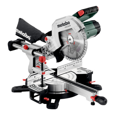 Sierra tronzadora e ingletadora Metabo KGS 254 M 1800 W 254 mm 726 x 485 x 543 mm