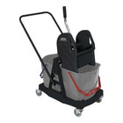 SPRINTUS Chariot de nettoyage  seaux de 2 x 17 l, presse ( 9000472001 )