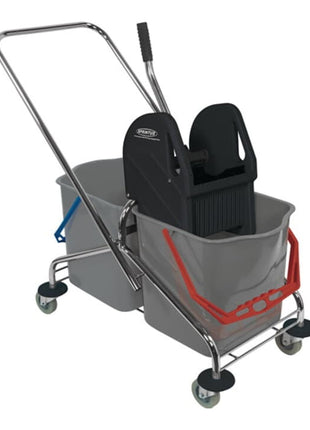 Carro de limpieza SPRINTUS cubo 2 x 27 l, prensa (9000472003)