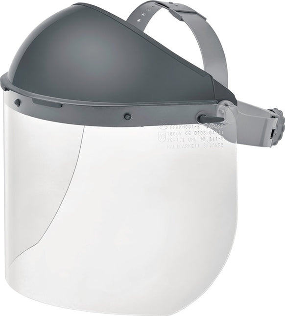 ASCHUA Electrician's face shield GFKKH001-E PC, clear ( 4701030129 )