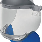 ASCHUA Electrician's face shield GFKKH002-E PC, grey ( 4701030130 )