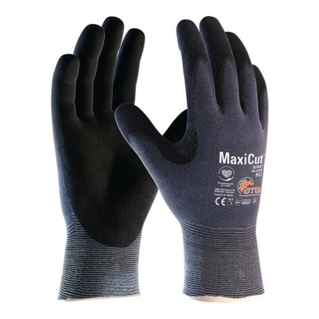 Guanti antitaglio ATG MaxiCut Ultra 44-3745HCT taglia 8 blu/nero ( 8000077716 )