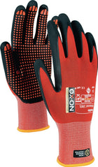 OX-ON Gants Flexible Advanced 1901 Taille 9 noir/rouge ( 4000391343 )