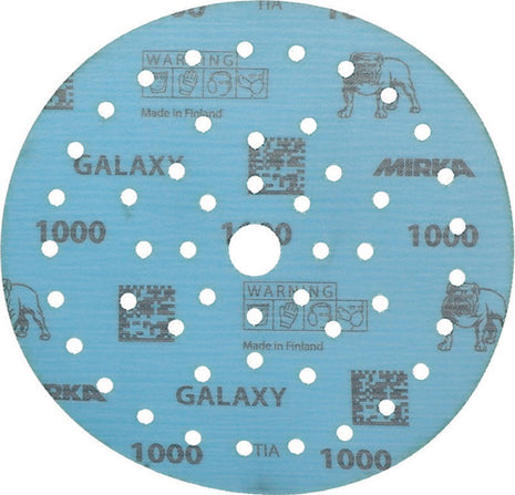 Disco de lijado adhesivo MIRKA GALAXY Grip Multifit 150 mm grano 1000 (4000845351)