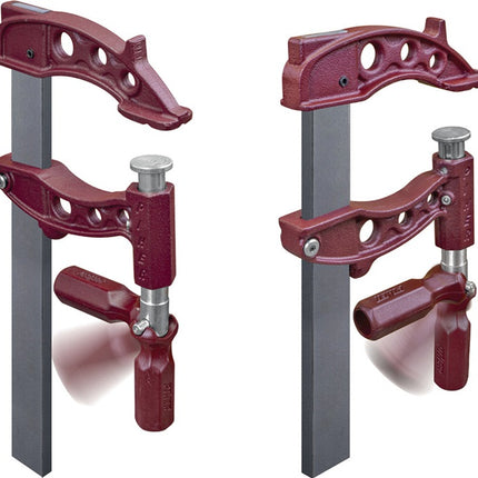 PIHER abrazadera de tornillo de alto rendimiento Maxipress F luz 400 mm proyección 120 mm (4000831002)