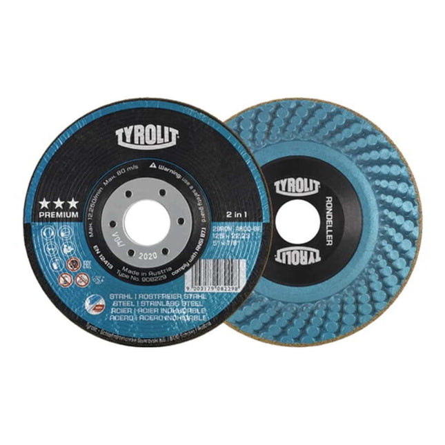 TYROLIT grinding disc RONDELLER(R) D125xSmmGrit 24 ( 4000845222 )