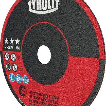 TYROLIT cutting-off wheel PREMIUM Ø 50 mm disc thickness 1 mm straight ( 4000845557 )