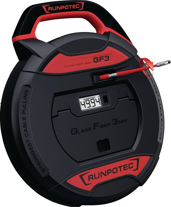 Dispositivo de tracción de cables RUNPOTEC GF3 longitud de cinta 30 m radio de curvatura 38 mm ( 4000818685 )