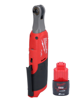 Cliquet à batterie Milwaukee M12 FHIR14-201 12 V 47 Nm 1/4" brushless + 1x batterie 2,0 Ah - sans chargeur