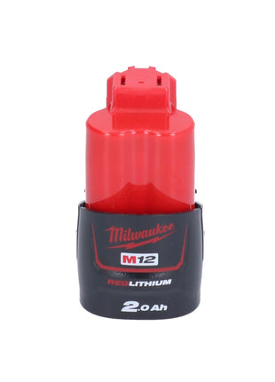 Milwaukee M12 FHIR14-201 carraca a batería 12 V 47 Nm 1/4" sin escobillas + 1x batería 2,0 Ah - sin cargador