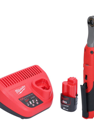 Cliquet à batterie Milwaukee M12 FHIR14-201 12 V 47 Nm 1/4" brushless + 1x batterie 2,0 Ah + chargeur