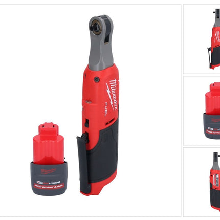 Milwaukee M12 FHIR14-251 cordless ratchet 12 V 47 Nm 1/4" brushless + 1x rechargeable battery 2.5 Ah - without charger